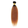 1B 30 Ombre Human Hair Brazilian Kinky Straight Indian Virgin Hair Wefts Yirubeauty Two Tones Color 8-34inch