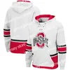 Amerikan Koleji Futbol Giyim Özel Adam Koleji Futbol Ohio State Buckeyes Osu Sweatshirts Pullover Hoodies Jersey Kırmızı Beyaz Siyah Gri Alternatif Dikişli Siz