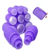 Hair Rollers 61 Pieces Roller Set Curlers 3 Sizes Big for Long No heat with Clips Comb 2210134419615