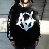 Felpe con cappuccio da uomo Felpe di alta qualità Anarchy VETEments Felpa con cappuccio da uomo 1 1 Vetements oversize da donna Felpe con cappuccio VTM Pullover streetwear da uomo