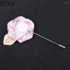 Brooches Wedding Men Women Flower Rose Brooch Handmade Boutonniere Stick Pin Men's Suits Clothing Accessories