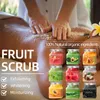 OEM natural 9 fruit scent face body Scrubs cleansing gel private label scrub Moisturizing Exfolianting