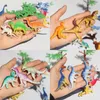과학 발견 미니 공룡 모델 어린이 교육 장난감 소년 시뮬레이션 동물 인물 어린이 장난감 소년 선물 동물 ZM1014