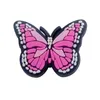 Wholesale Insect Colorful Butterflys Jibbitz for Croc PVC Shoe Buckles Fashion Shoes Accessories Soft Rubber PVC Party Gifts