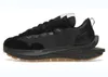 남성 여성 캐주얼 신발 검은 흰색 낙타 Sacalwaffle Genuine Suede Leather Shoes EU36-45