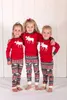 Ensemble de pyjamas de noël pour enfants Elk vêtements vêtements de nuit pour garçons vêtements enfants bébé coton dessin animé Pijamas hiver automne pyjamas