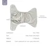 Pieluchy z tkaniny Elinfant 6pcs Drukuj solidny zamszowy tkanina wielokrotnego użytku Wewnętrzna pieluszka oddychana dla 3-15 kg kieszeni Baby 221014