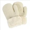 Luvas de neve de esqui crianças meninas snowboard mittens quentes garotos de malha de inverno luva de lã de lã à prova d'água à prova de vento luvas ao ar livre bc107