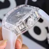 Les machines à cristal transparent de Li Chad ont une personnalité Unique et un Design entièrement évidé sans cadran montre-bracelet pour hommes