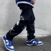Erkekler Pantolon 2022 Vibe Style Mektup Yıldız Baskı Sokak Giysesi Erkek Hip Hop Kot Pantolon Düz Baggy Denim Moda Pantaloni Uomo