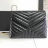 Torebki wieczorowe najwyższej jakości LOULOU Fashion Woman luksusowe torby projektanci 5A torebki z prawdziwej skóry messenger crossbody torba na ramię z łańcuszkiem Totes Lady Wallet