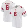 NCAA Football Wisconsin Badgers College Jersey 5 Graham Mertz 0 Braelon Allen 1 Chez Mellusi 11 Skyler Bell 55 Maema Njongmeta 85 Clay Cundiff University Stitched