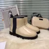 Designer Australiano Clássico Mini Botas Transparentes Australiano Feminino Candy Color Inverno Neve Pele Furry Meninas Crianças Botas Tornozelo Neve Meio Joelho