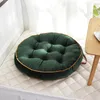 Pillow Nordic Style Solid Color Plush Round Decorative Sofa Throw Pillows Soft Warm Four Seasons Simple Chair Seat Home Decor