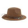 Gorro/crânio tampas fedora chapéus ocidental cowboy para mulheres de inverno casamento preto casamento formal panamá derby homens sombreros de mujer t2221013