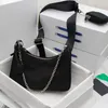 Verkauf 3 Stück Mann Frauen Luxurys Designer Taschen Hochwertige Handtaschen Cleo Hobo Geldbörsen Nylon Kette Dame Handtasche Umhängetasche Schulter Großhandel Totes Mode H4zj #