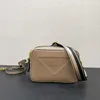 5A Designer Bag Crossbody Camera Bag Mulheres Bolsas Bolsa De Couro De Crocodilo Padrão Letras De Moda Duas Alças De Ombro Hardware De Ouro Carteira De Mão De Luxo