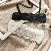 Other Panties Women Sexy Lingerie Black White Lace Bandage Eye Mask Temptation Transparent Nightwear Floral Fancy Dress Accessorie8286862