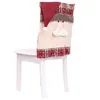 Pokrywa krzesełka Bożego Narodzenia na strefa okładka fotela na imprezę Dekorację domu na świąteczny salon wystrój salonu