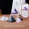 천연 흑요석 크리스탈 피라미드 치유 결정 피라미드