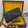 Fashion Wall Wallets Lady beroemde echte lederen portemonnee portemonnee enkele ritssluiting Klassieke portemonnee G6660105