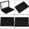 Jewelry Pouches Bags Jewelry Pouches Bags Glass Lid Black 100 Slot Earring Ring Jewellery Display Storage Box Tray Case Organizer Ho Dhhsl