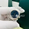 Designer Watches Super V5 Kwaliteit Blue Roman 31 mm Cannel -roestvrij staal 2813 Beweging Automatische dames Fashion polshorloge