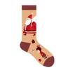 Creative Christmas Socks Snowman Santa Claus Cartoon Tube Sock Autumn Winter Christmas Stocking New Year Gifts Decorations Stock RRE15019