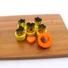 5 PCS野菜ツールカッターシェイプセットDIYクッキーカッターフラワーキッズ形状のお菓子フードフルーツカッター型