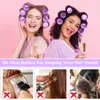 Hair Rollers 61 Pieces Roller Set Curlers 3 Sizes Big for Long No heat with Clips Comb 2210134419615