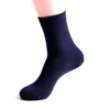 Men's Socks Men Cotton High Quality Business Solid Color Deodorant Black White Gray Short Crew Sock Male Breathable Sox