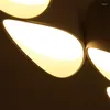 Lampade a sospensione Gioioso casa moderno in metallo acrilico 4/6 teste luci appesi per salotto ristorante lampadina a led lampada