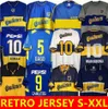 Maglie da calcio retrò Boca Juniors Maradona ROMAN Caniggia RIQUELME 1997 2002 PALERMO Maglie da calcio Maillot Camiseta de Futbol customsize personal