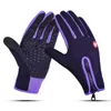 Gants de sport conduite fermeture éclair hiver polaire coupe-vent chaud écran tactile alpinisme extérieur cyclisme gants de Ski pour hommes et femmes