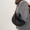 Worki wieczorowe nylonowa torba komunikatorów modna DUMPLING Lekkie małe ramionowe pachy proste płótno