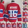 1909-1999 film retro CCM Ice Hockey Jersey Hafdery 11 Saku Koivu 12 Dominic Moore Henri Richard Georges Laraque Serge Savard Larry Robinson Vintage Jerseys