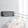 Storage Bottles Wonderlife Retractable Clothesline Laundry Line With Adjustable Stainless Steel Double Rope Wall Mounted Space-Saver Drying