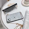 Diamond CellPhone Cases Handbag Crossbody Insert Card Mobile Phone Case Protective Cover Strap Wallet Chain Full Covers For Iphone 14 Plus Pro Max 13 12 Mini XS XR