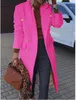 Mode Herbst Winter 2022 Frauen Jacken Revers Wolle Mäntel Damen Blends Mantel Frauen Weibliche Mantel Kleidung Kleidung