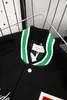 Herrjackor Outwear Coats Rhude Square Letter Brodered Woolen Baseball Uniform Jacket Loose A0op#