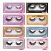 Curly Thick Mink False Eyelashes Soft & Vivid Messy Crisscross Reusable Hand Made Multilayer 3D Fake Lashes Extensions Makeup for Eyes Easy to Wear DHL