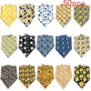 Dog Apparel 30/50pcs Spring Bandana Flowers Pattern Pet Supplies Grooming Accessories Scarf Small Puppy