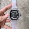 豪華なメンズメカニクスウォッチwristwatchビジネスレジャーRM35-02完全自動機械式クリスタルケーステープメンズE7S7