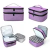 Storage Bags Nail Bag Portable Large Capacity Essential Carry Organization Cosmetic Lipstick Oil Polish