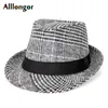 Bonnet / Skull Caps Nouveau 2020 Automne Hiver Laine Fedora Chapeau Femmes Chapeau De Feutre Hommes Panama Jazz Chapeau Hommes Plaid Vintage Gorros De Lana Sombrero Hombre T221013