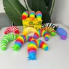 Fidget Slug Toy Duyusal Çocuklar İçin Yetişkinler Otistik Çocuklar İçin Sevimli Otizm Oyuncakları Toddler Egzersiz Bileği Güç Stres Rahatlaması DEHB XM