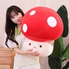 Animali 60 CM Kawaii Fungo Bambole di Peluche Simulazione Pianta Cuscino Bellissimi Giocattoli per La Decorazione Domestica Cuscino per Dormire Farcito Bambole Morbide