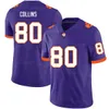 NCAA College Clemson Tigers Piłka nożna 1 Will Shipley Jersey University 2 Cade Klubnik 80 Beaux Collins 0 Antonio Williams 22 Trenton Simpson 24 Tyler Venables Sport