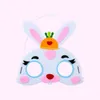 Child DIY Non Woven Animal Cartoon Masks Masquerade Mask Dress Up Party gifts farm jungle zoo safari animals themed birthday decorations childrens masks