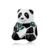 J￳ias finas originais 925 Sterling Silver Bad Love Dog Cat Paw Panda Turtle Pingente Charms Fit Pandora Bracelets